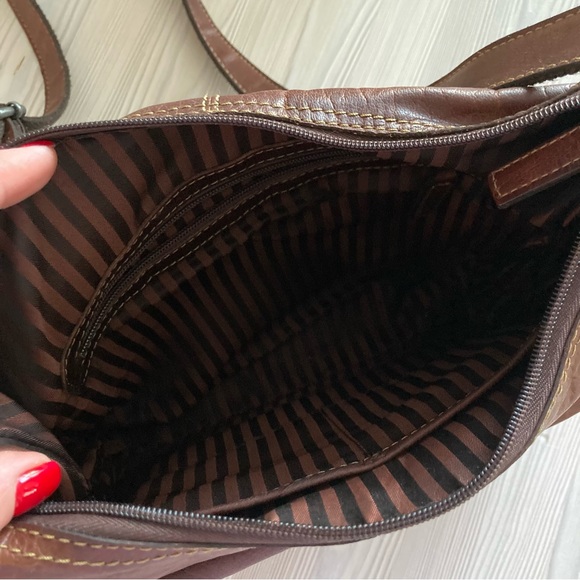 Jack Georges Leather Shoulder Bag - Picture 6 of 9